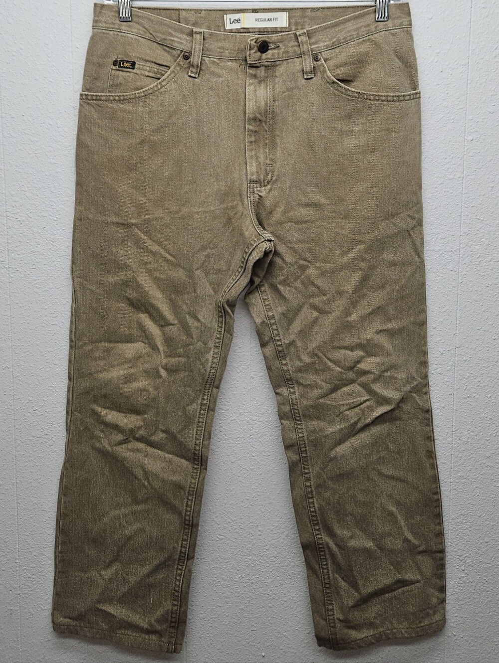 Lee Regular Fit Jeans Mens 34x30 Casual Outdoor Western Streetwear Utility Basic